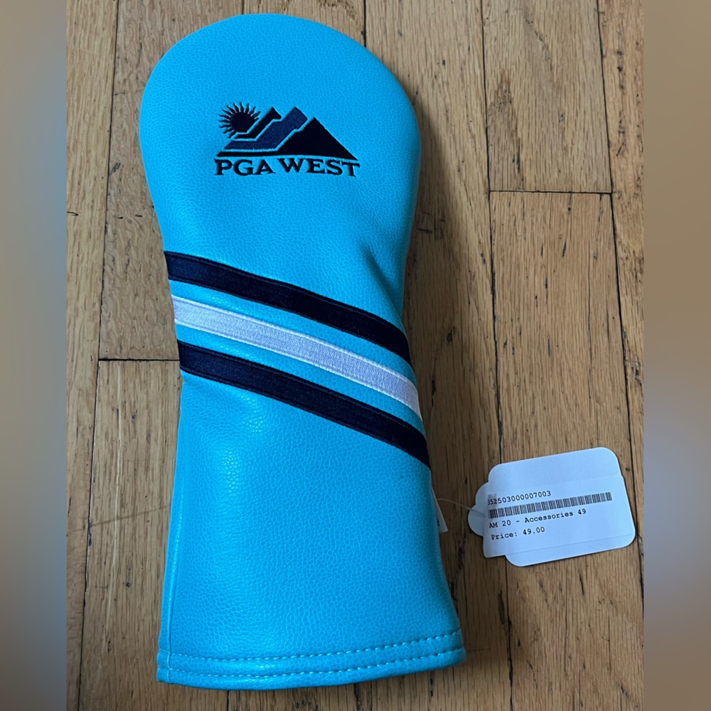 PGA West Blue Golf Club Headcover NWT